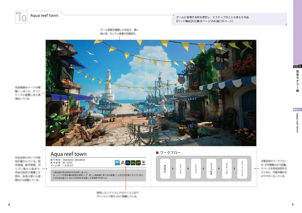 大手ゲーム会社の内定を勝ち取った21作品のポートフォリオ実例を掲載！　『CGクリエイターになるためのポートフォリオ実例集』12月下旬発売 画像 5