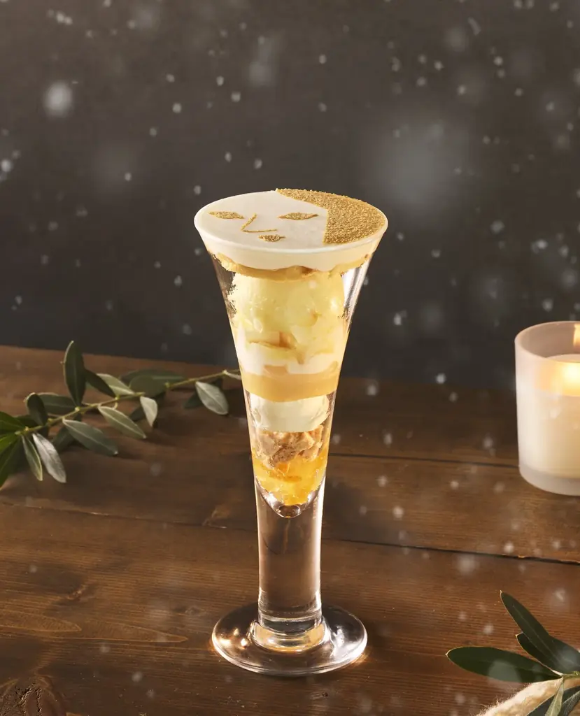 よーじやの大人気”顔パフェ”から冬限定「ゆずの白パフェ」が登場！からだも心もほっとあたたまるパスタ・ドリンクや、特別なキャンペーンも。 画像 2