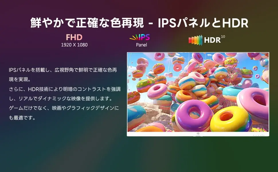 速さと色彩を、その手に。Z-EDGE UG27PJ 27型240Hz IPSゲーミングモニター 画像 4