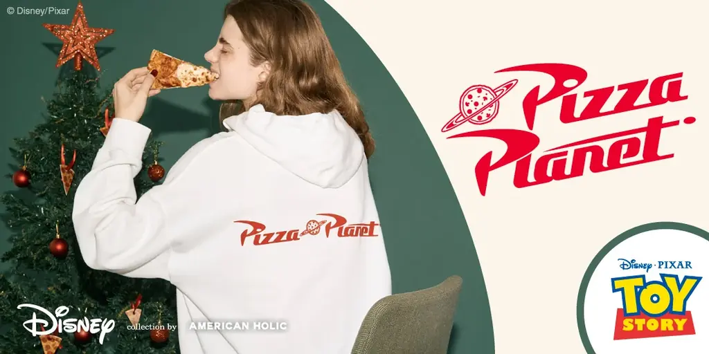12月5日発売 AMERICAN HOLIC×トイ・ストーリー、ピザ・プラネット冬コレクション