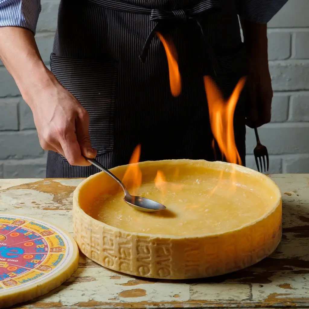 期間限定トリュフ倍増！炎のチーズパスタの新商品「トリュフとペコリーノロマーノのカルボナーラ」を販売開始します。 画像 2