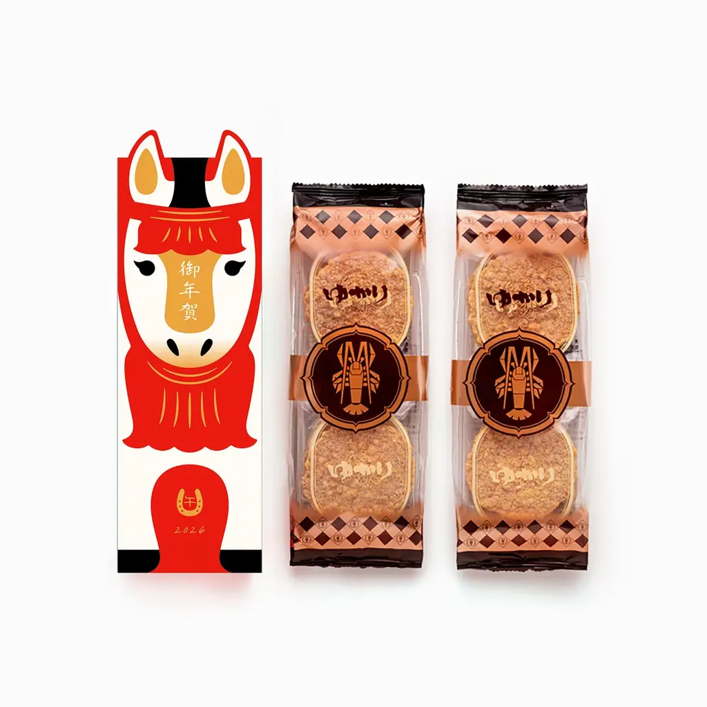 一年のしあわせと健康への願いを込めて、海老せんべい〈ゆかり〉を奉納 画像 6