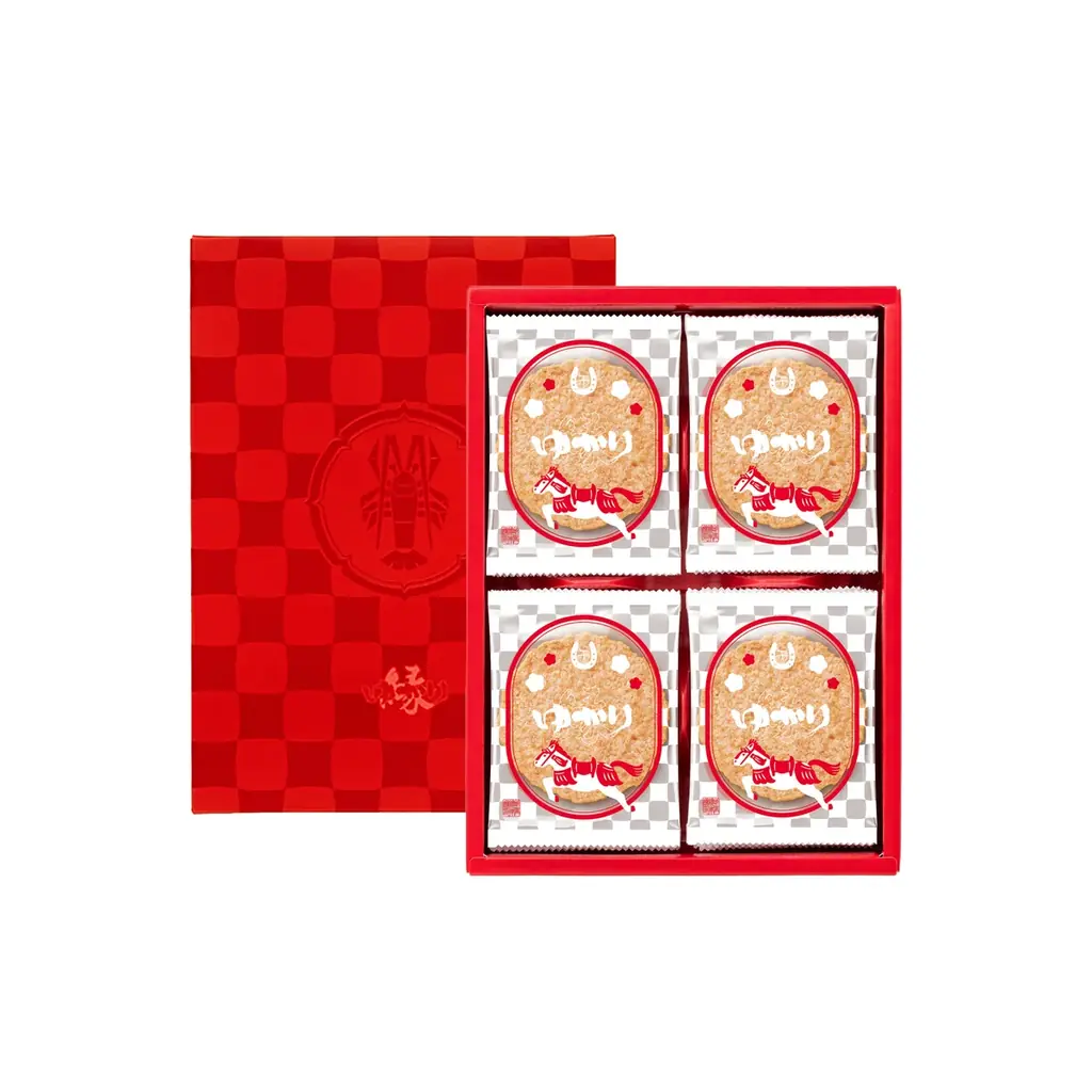 一年のしあわせと健康への願いを込めて、海老せんべい〈ゆかり〉を奉納 画像 7