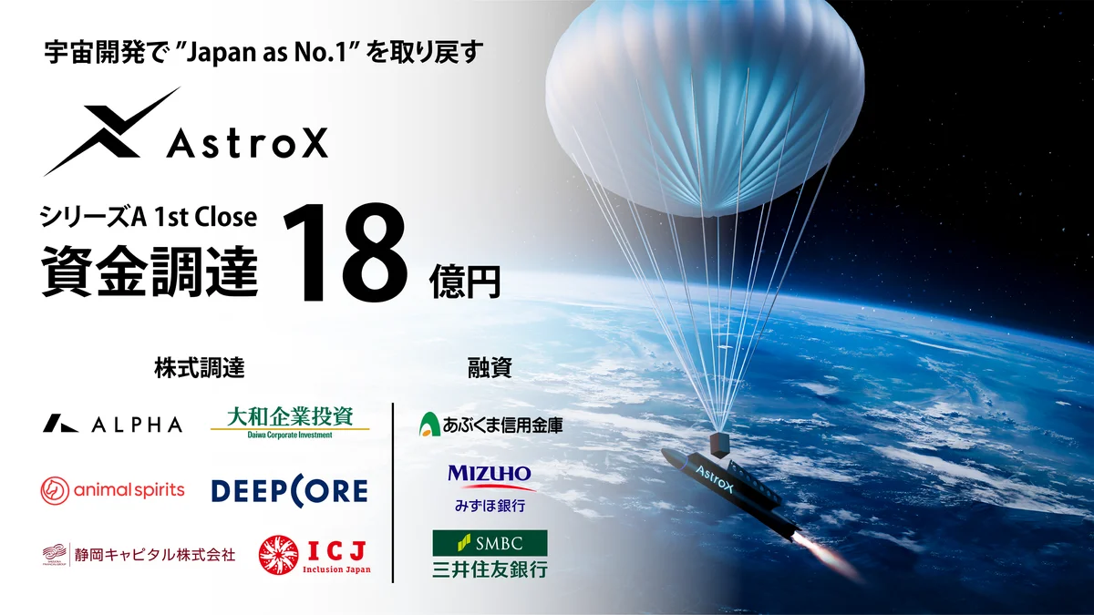 AstroXが18億円調達、Rockoonで2026年内の宇宙到達を目指す