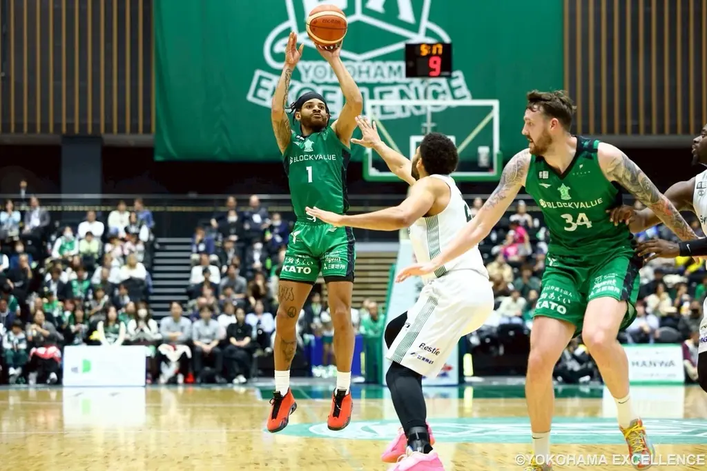 【横浜エクセレンス】西地区首位を走る神戸ストークスとの「GREEN DERBY」はチケット完売のホームにて逆転劇にて大きな1勝を掴みとる！ 画像 6