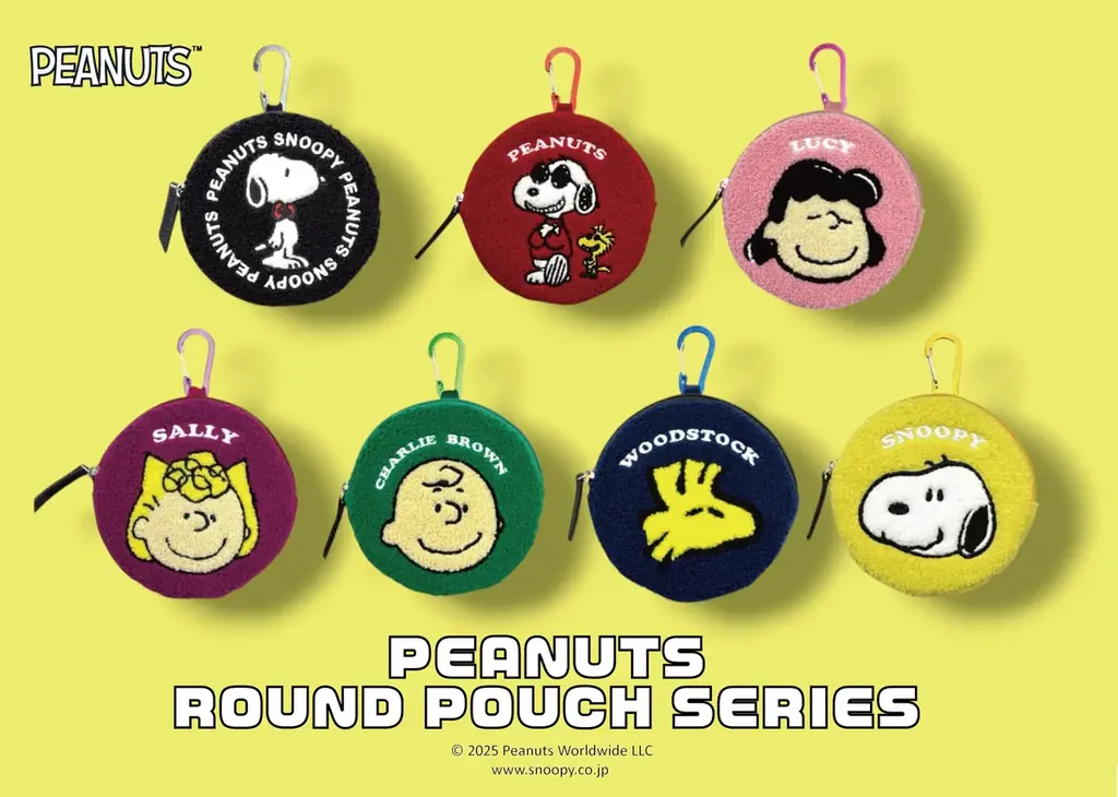 PEANUTS サークルポーチ発売