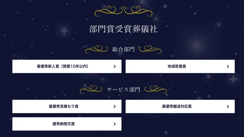 【葬儀の口コミアワード2025】総合賞65社・部門賞55社を発表！遺族に寄り添った葬儀社を表彰 画像 5