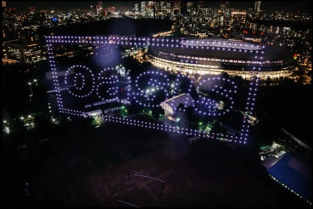 Oasis前夜ドローンショー