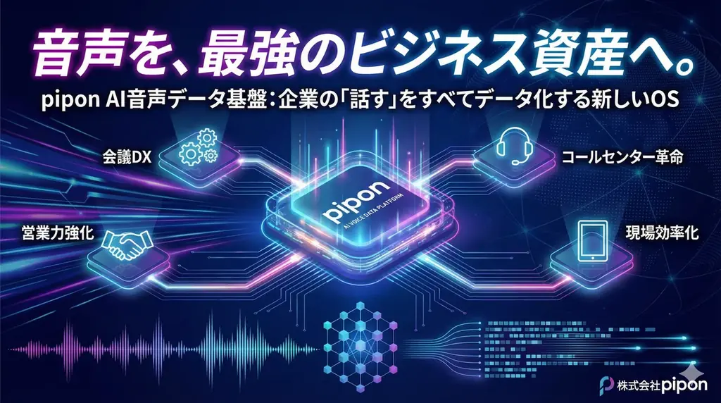 AI音声データ基盤提供開始