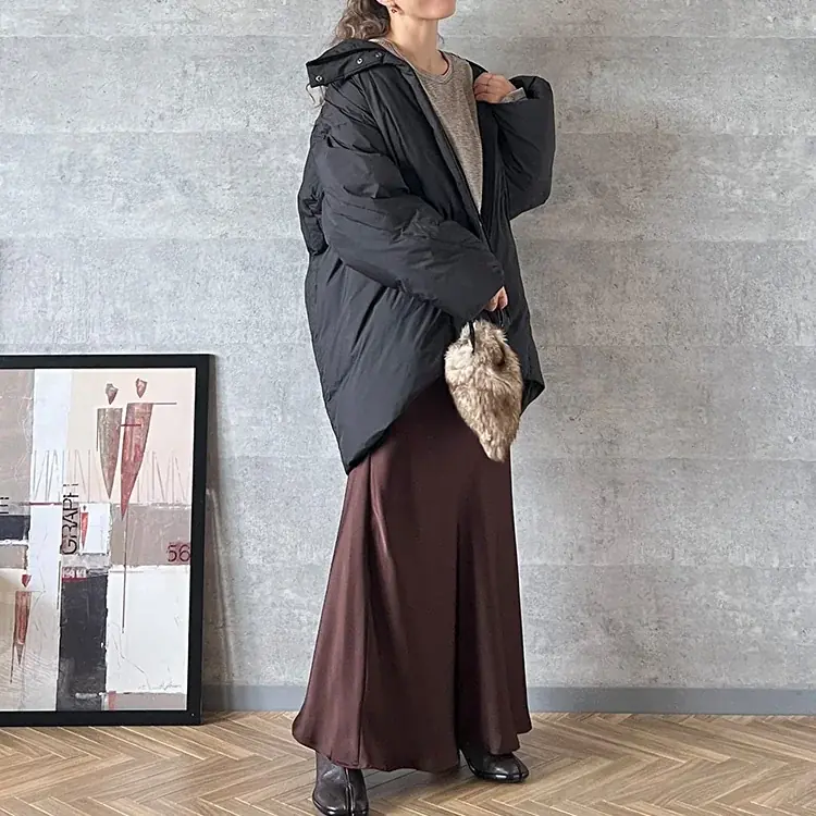 楽天ROOM×トップブロガーえりんさん×RUIRUE BOUTIQUE（ルイルエ ブティック）のコラボアイテム高品質ダウンを使用したボリュームコートが発売！ 画像 13