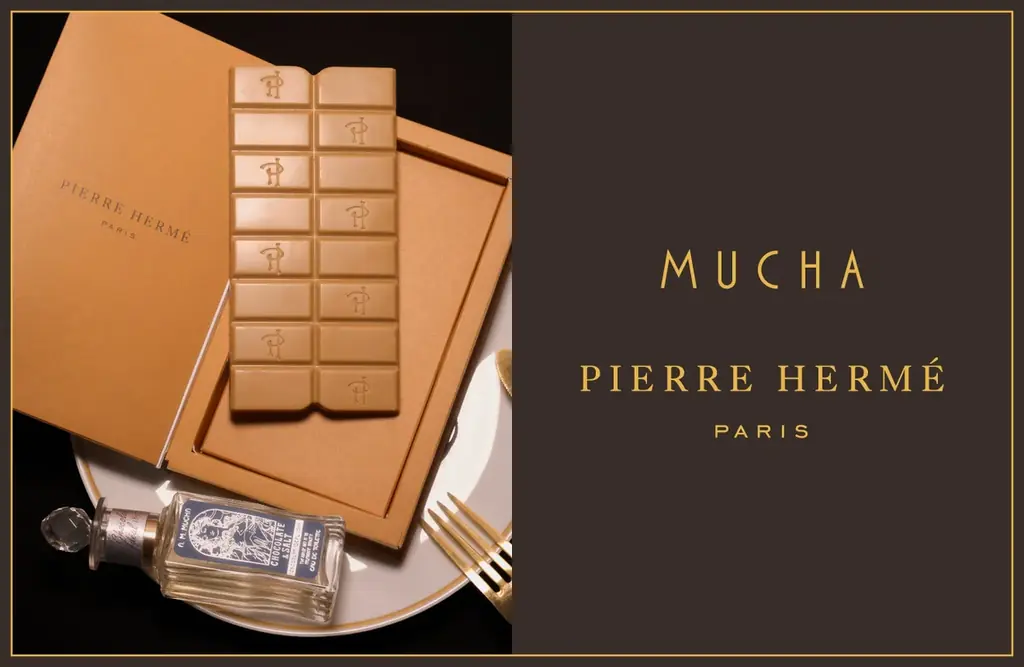【MUCHA(ミュシャ)】〈ピエール・エルメ・パリ〉と初のコラボレーションによる限定タブレットショコラを12月5日(金)に発売！ 画像 1