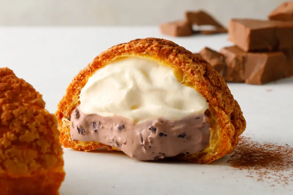 【冬季限定】マイルドなショコラクリームに、マスカルポーネを合わせた冬の人気商品！東京ミルクチーズ工場より「チーズパフ ショコラ&マスカルポーネ」を発売いたします！ 画像 1