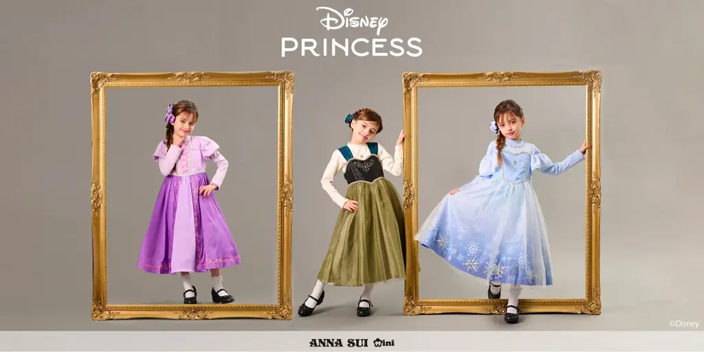 ANNA SUI mini×ディズニー　プリンセスなりきりドレス登場