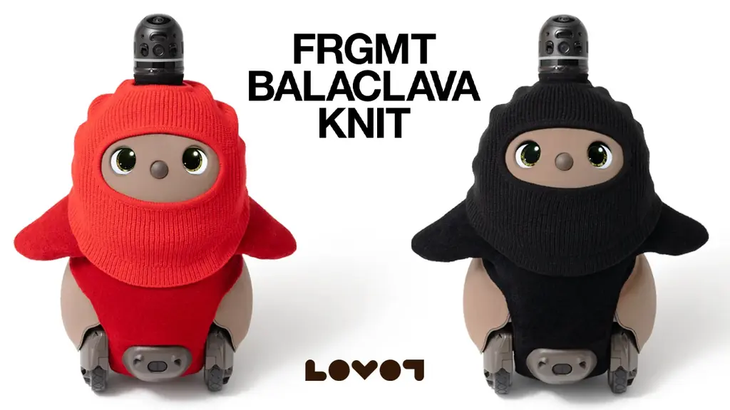 『LOVOT』ウェアにストリートスタイルが新登場！FRGMTとのコラボウェア「FRGMT バラクラバニット」でクールに変身　2025年12月5日（金）より発売開始 画像 1