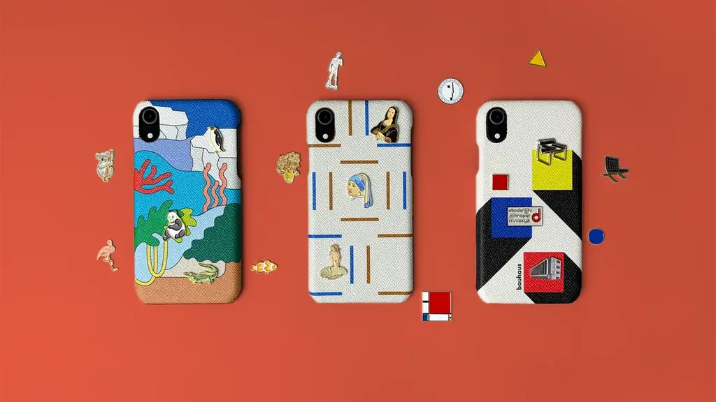 COVERARY×ピンピンピン ピンで飾る本革スマホケース