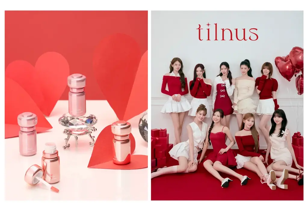 日韓共同開発コスメブランド「tilnus」からパールがきらめくぷっくり※唇を演出するホリデー限定の“温感プランパー”が新登場！イメージモデル・NiziUのクリスマスムードあふれる新ビジュアルも公開！ 画像 1