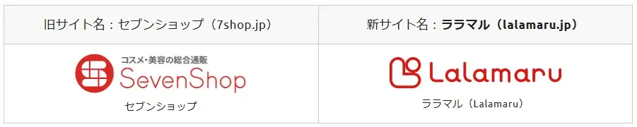 【重要】「セブンショップ」から「ララマル」へ 画像 2