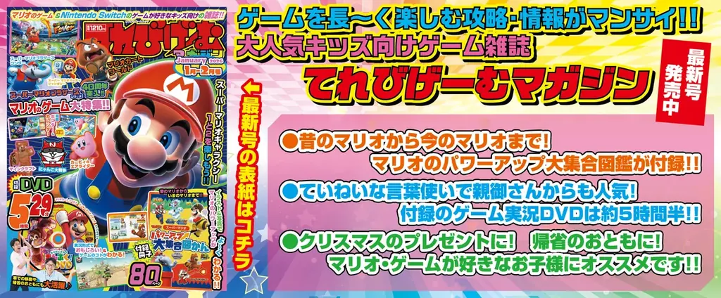 本日発売 てれびげーむマガジン マリオ40周年特集