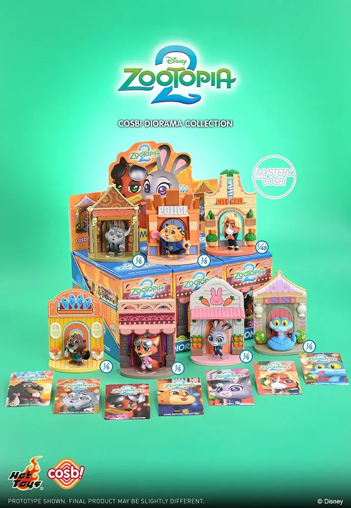 『ズートピア2』のキャラクターが可愛いデフォルメフィギュアに！「コスビ」シリーズ新作が続々登場！ 画像 24