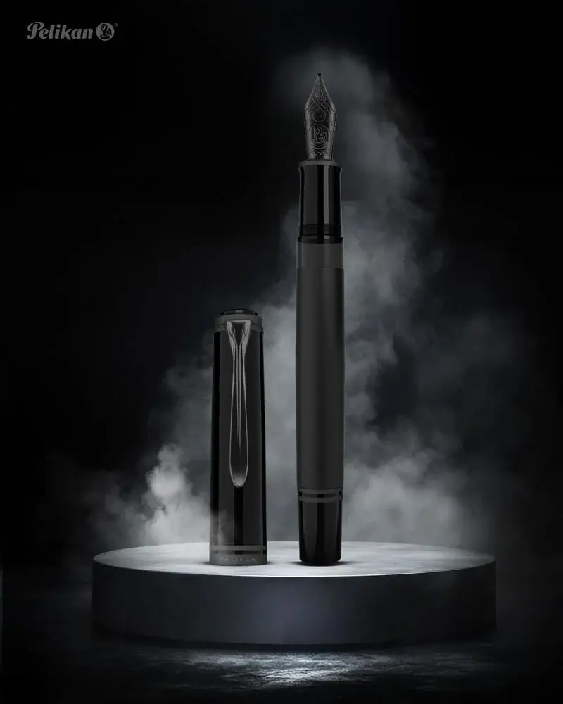 漆黒の限定万年筆 ペリカンM809ブラックマット発売