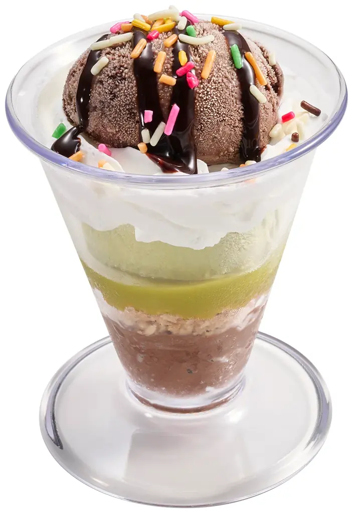 SNSで話題の「ドバイチョコ」風スイーツがスシローに上陸！チョコとサクサク食感、ピスタチオの風味を楽しめる「ドバイチョコ風サクッとパフェ」が登場！ 画像 2