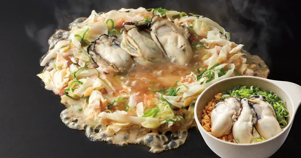 【お好み焼本舗】数量限定の牡蠣メニュー食べ放題！「牡蠣プレミアムステーキコース」を販売 画像 3