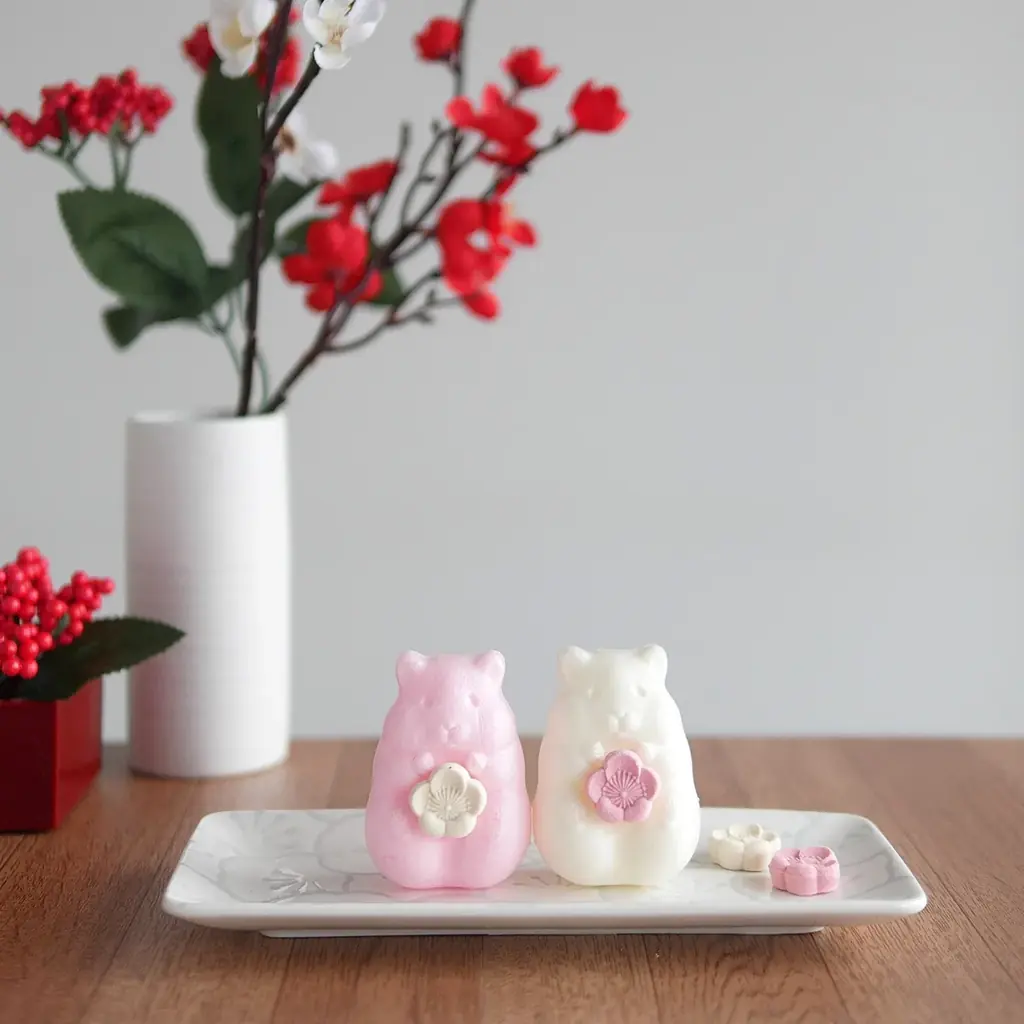 かわいすぎる和菓子「ハムスターモナカ紅白」今年も登場！12月2日より数量限定で販売開始 画像 17