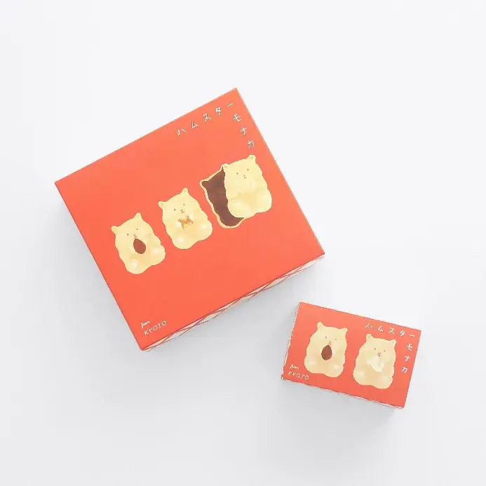 かわいすぎる和菓子「ハムスターモナカ紅白」今年も登場！12月2日より数量限定で販売開始 画像 21