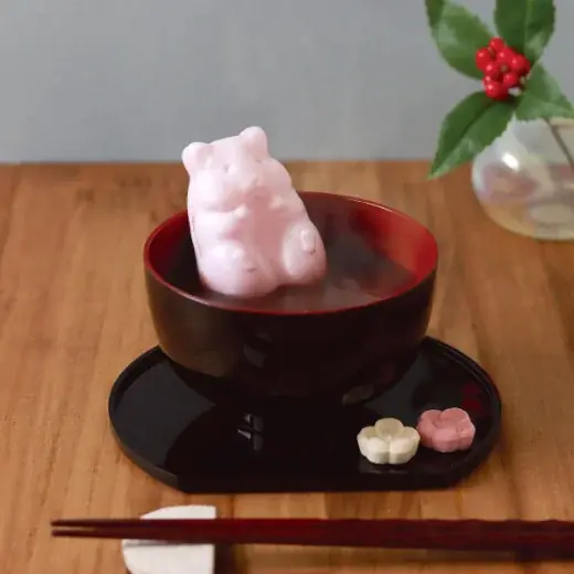かわいすぎる和菓子「ハムスターモナカ紅白」今年も登場！12月2日より数量限定で販売開始 画像 3