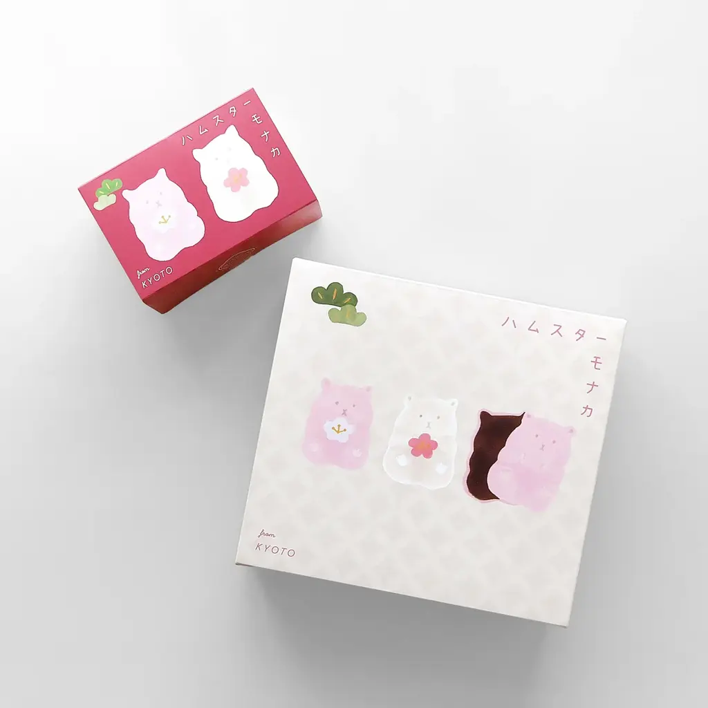 かわいすぎる和菓子「ハムスターモナカ紅白」今年も登場！12月2日より数量限定で販売開始 画像 4
