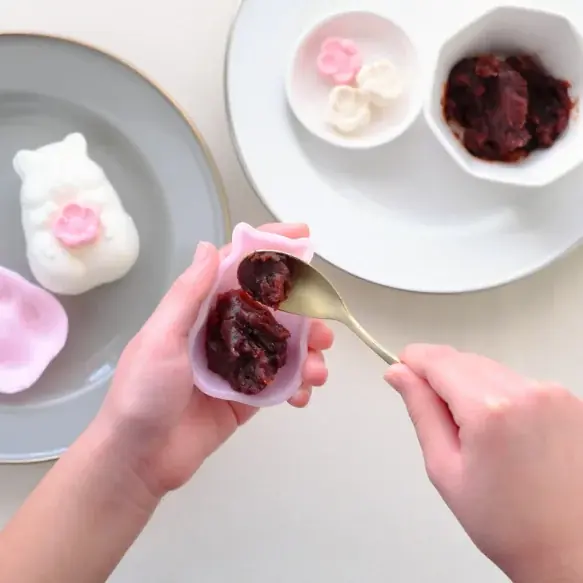 かわいすぎる和菓子「ハムスターモナカ紅白」今年も登場！12月2日より数量限定で販売開始 画像 9