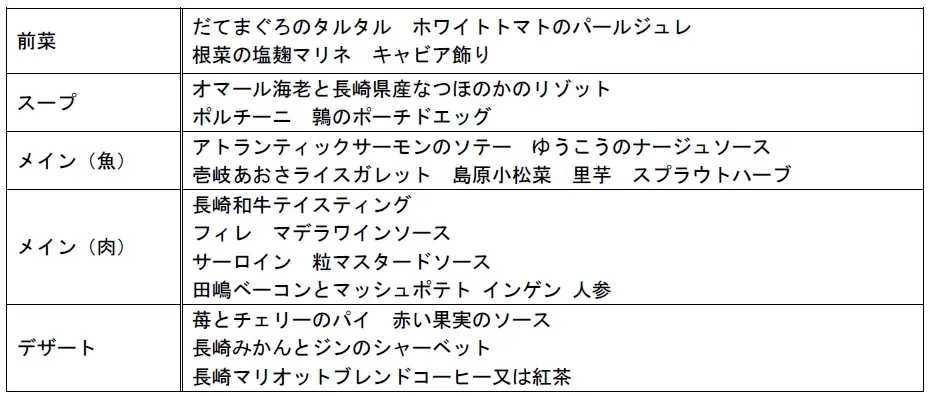 長崎マリオットホテル「期間限定クリスマス特別メニュー」の発売について 画像 5