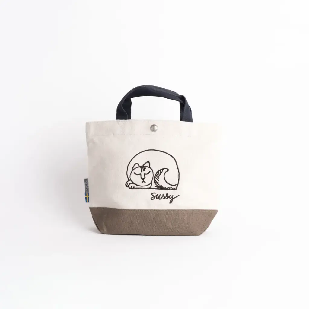 【新商品】リサ・ラーソンの猫の「スッシー」の刺繍ミニトート。A5サイズがすっぽり・軽量約164gの万能バッグが5色展開で発売 画像 10