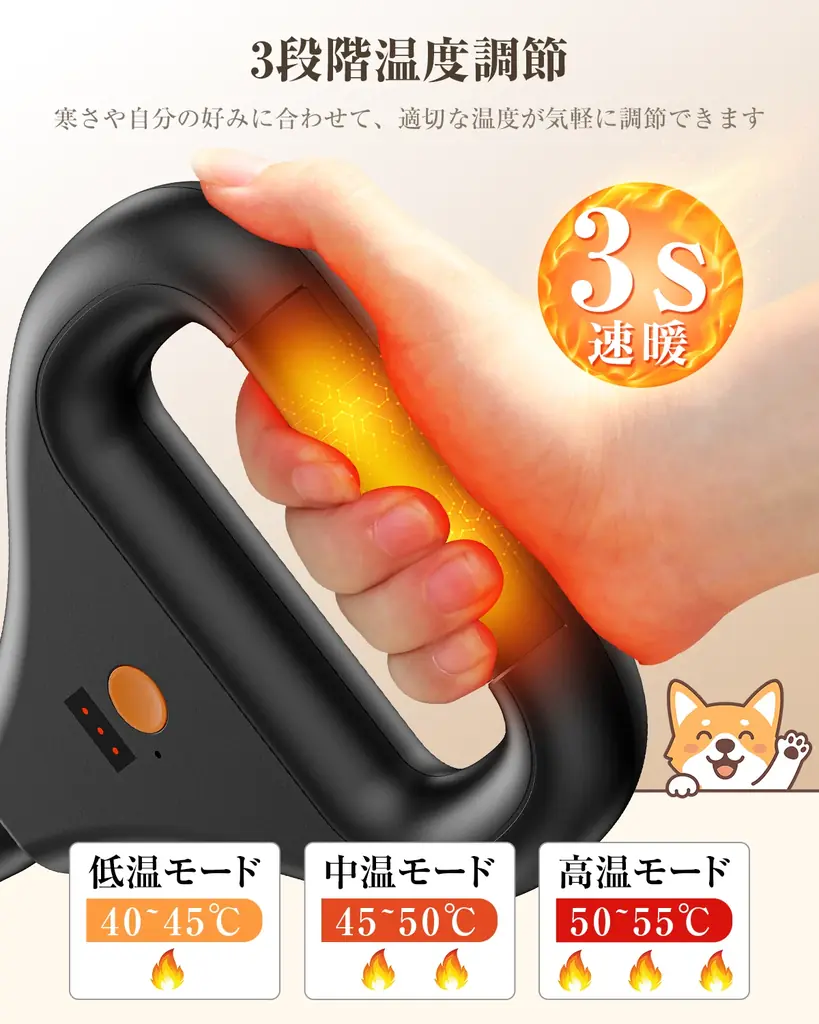 寒い日でも「行こうか！」と言える手に。手を温める、新発想の犬用リードが発売！ 画像 2