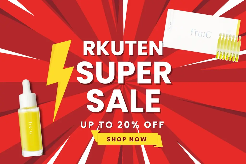 12/4スタート｜Fru:Cとビタミンドロップが最大20％OFF