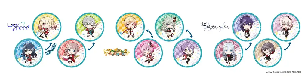 全世界3900万※1ダウンロード突破の大人気音楽ゲーム『プロジェクトセカイ カラフルステージ！ feat. 初音ミク』とスシローが初コラボ！限定描き下ろしグッズが盛り沢山！ 画像 3