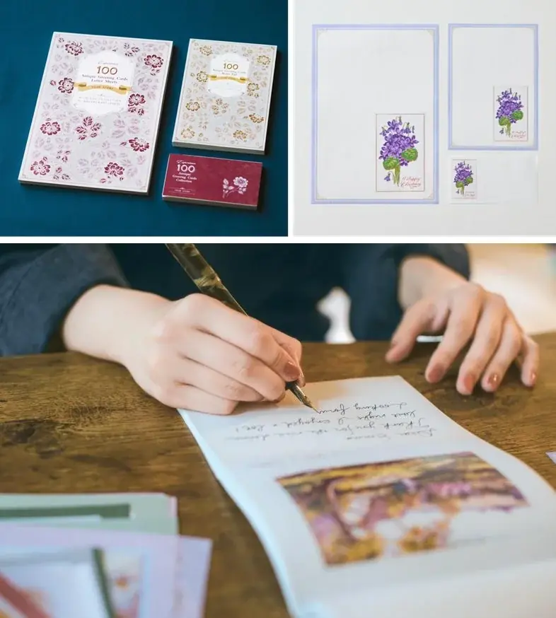 【2ヵ月で累計7,000件突破の「鑑賞する便せん」】デジタル時代に異例のヒット！100枚すべて違うアートピース「私だけの蚤の市」が、日常を彩るパーソナルコレクションへ 画像 2