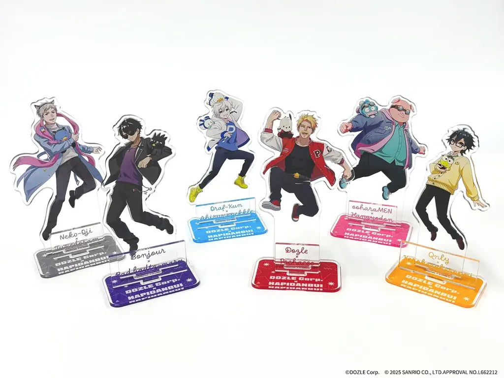 「ドズル社×はぴだんぶい」コラボグッズが販売中！　等身コラボイラスト＆ミニキャラコラボイラストを使用したグッズが登場 画像 5