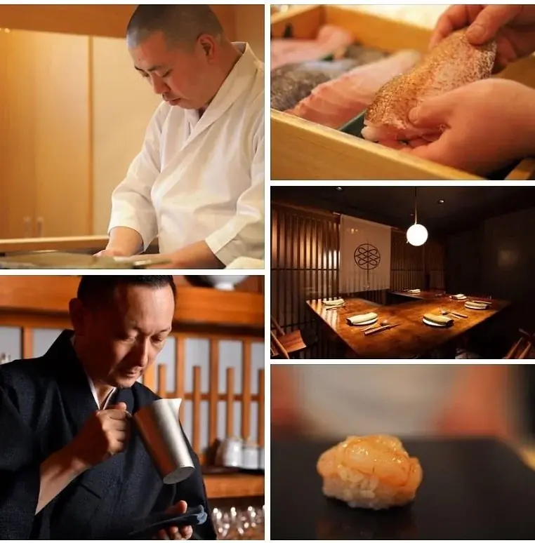 12/9-11 中目黒tsumugiで登喜和鮨×日本酒の特別ディナー