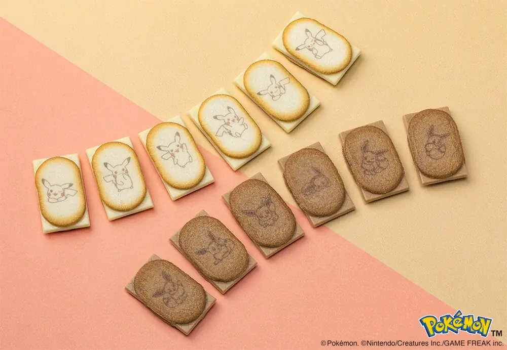 JR東京駅に「ピカチュウ東京ばな奈」が出現！ピカチュウとイーブイのステッカー付クッキー缶も登場 画像 4