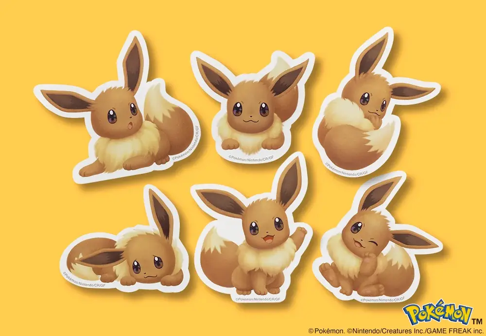 JR東京駅に「ピカチュウ東京ばな奈」が出現！ピカチュウとイーブイのステッカー付クッキー缶も登場 画像 9