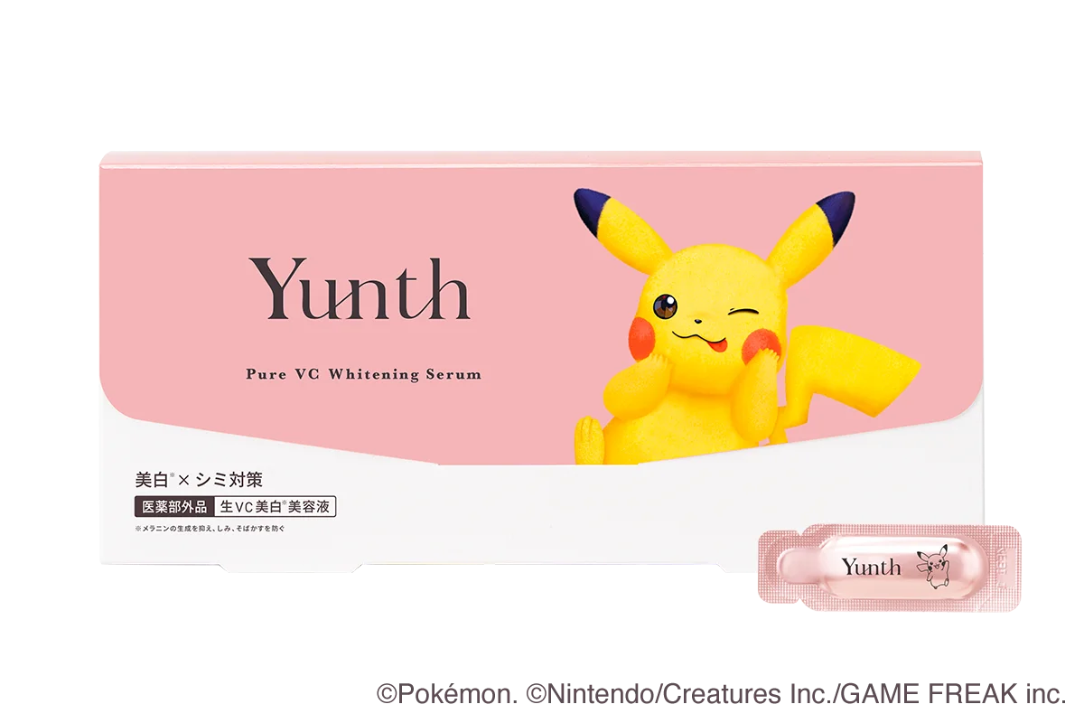 Yunth初のポケモンデザイン！人気美容液がピカチュウ、イーブイデザインで登場　2025年12月18日よりバラエティストアにて発売 画像 3