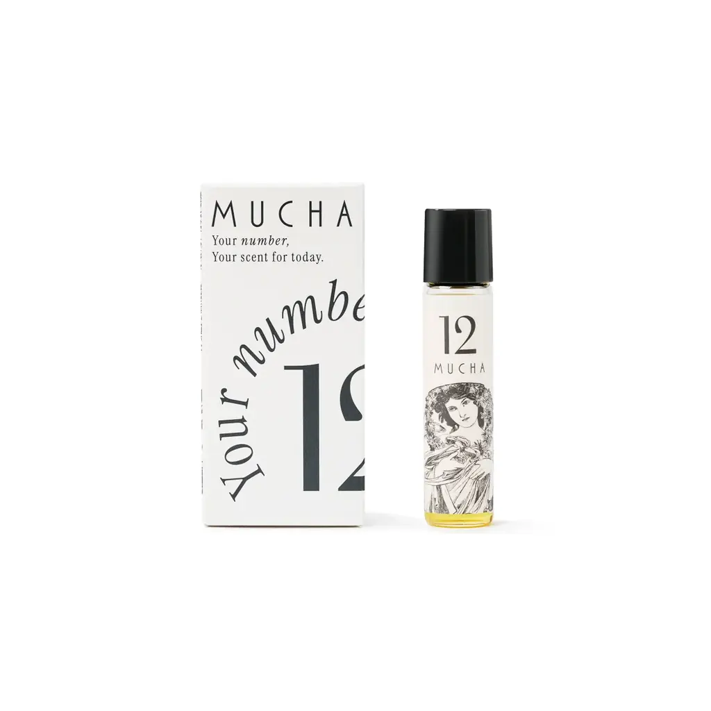 【MUCHA(ミュシャ)】作品『12ヶ月』の絵葉書をモチーフにしたロールオンタイプのフレグランスオイルが登場！誕生月やラッキーナンバーで選べる、心はずむ12種類のナンバーオイル 画像 15