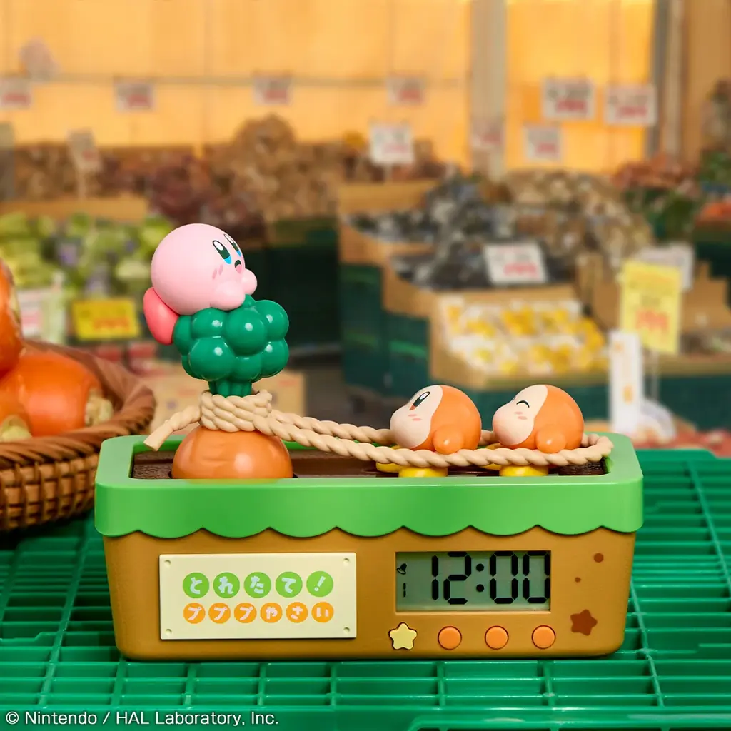 カービィたちが新鮮な「やさい」を再びお届け！新登場のデジタルクロックにも注目！ 『星のカービィキャンペーン in ナムコ とれたて！プププやさい』 画像 8