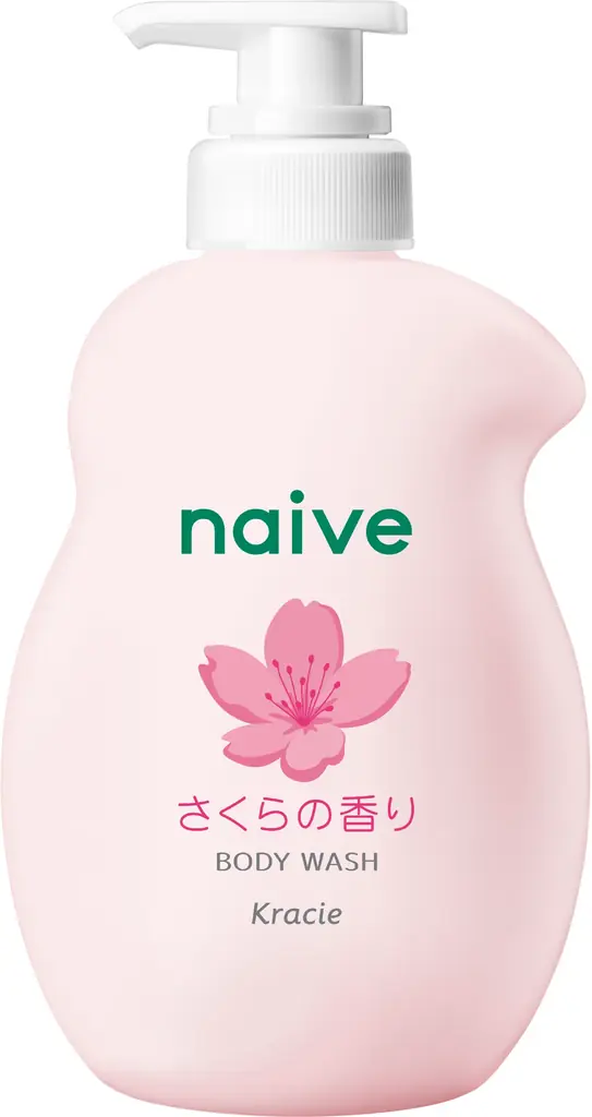 洗う成分１００％植物生まれの「ナイーブ」から春を感じる「さくらの香り」ボディソープ＆洗顔フォーム数量限定発売！ 画像 2