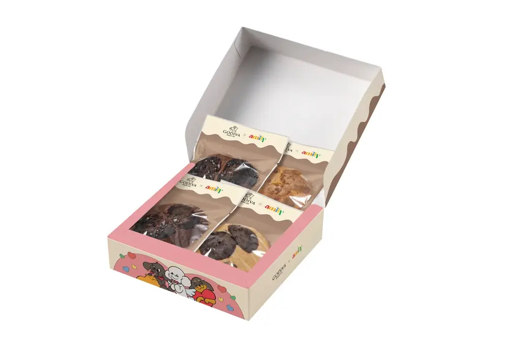 “LOVE”をテーマにした新しいハピネスの形をお届けする、ゴディバとamily コラボレーション企画！　ゴディバ「チアフルチョコチップクッキー」発売 画像 6