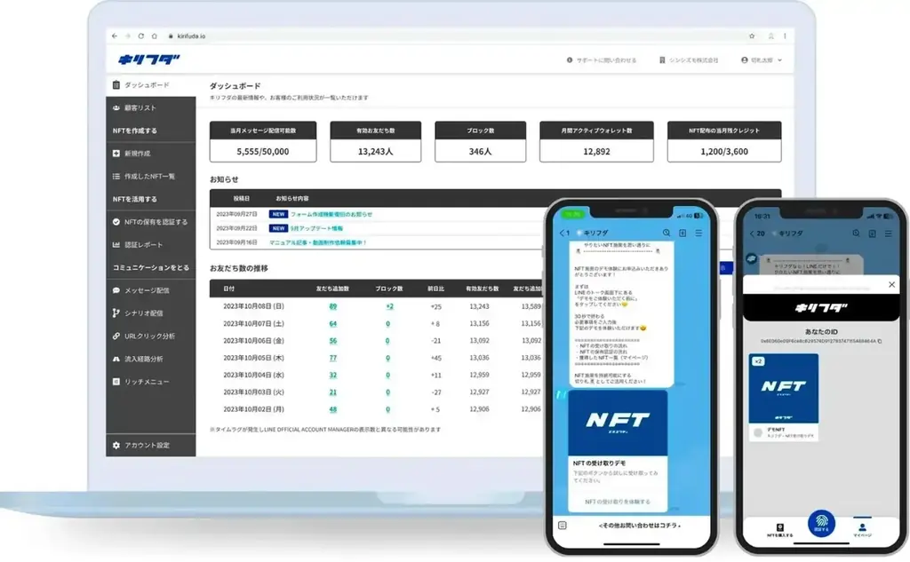 キリフダ、東京ドームシティで開催されたQuizKnockのイベントで去年に引き続き、NFT配布・活用のための技術提供を実施 画像 4