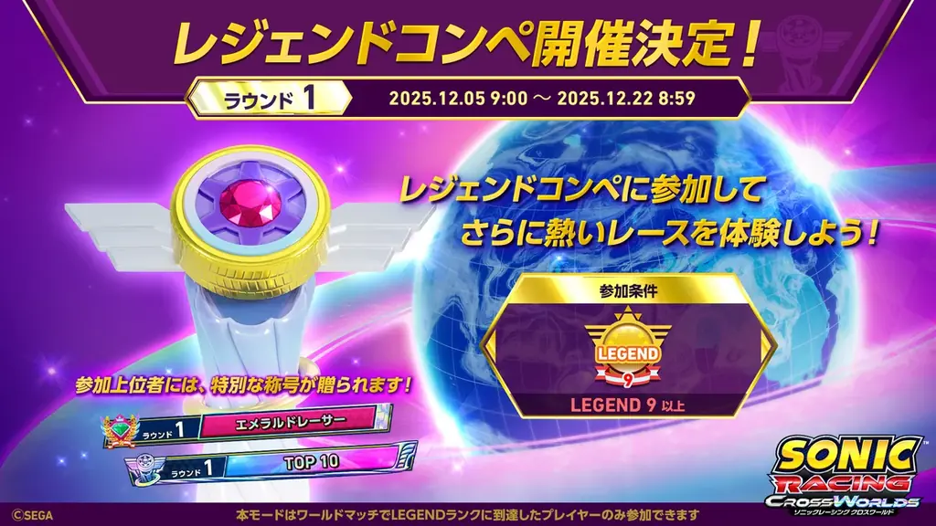 『ソニックレーシング クロスワールド』 ダウンロード版「Nintendo Switch(TM) 2 Edition」発売開始！ 画像 5