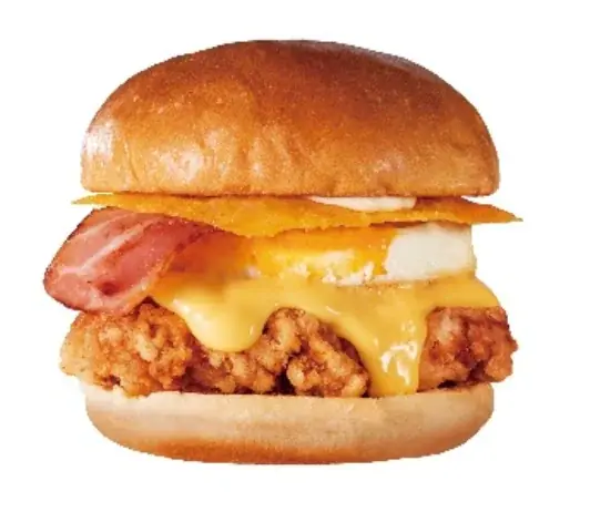 パリパリ、とろ～り！冬のご褒美バーガーをファーストキッチンで　食感楽しめる「パリとろチーズベーコンエッグバーガー」など4品が登場！ 画像 4