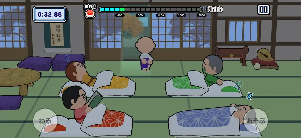 スマホでも夜ふかし！Nintendo Switchで人気の『バレずに夜ふかし』がアプリ版で登場。 画像 3